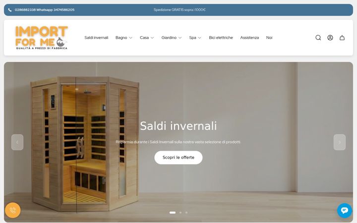 Screenshot of importforme.it