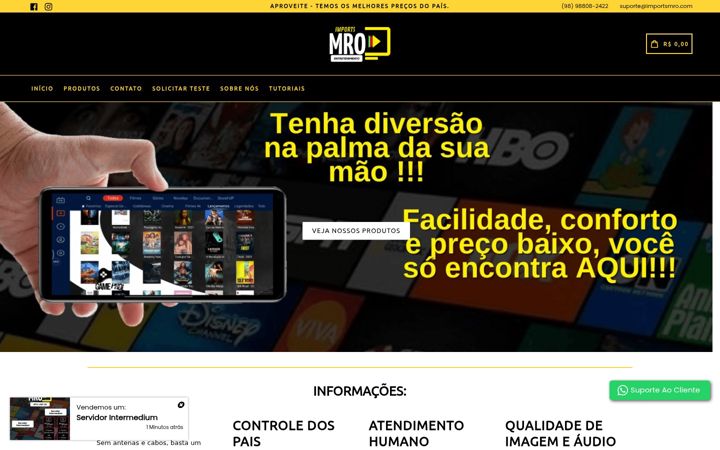 Screenshot of importsmro.com