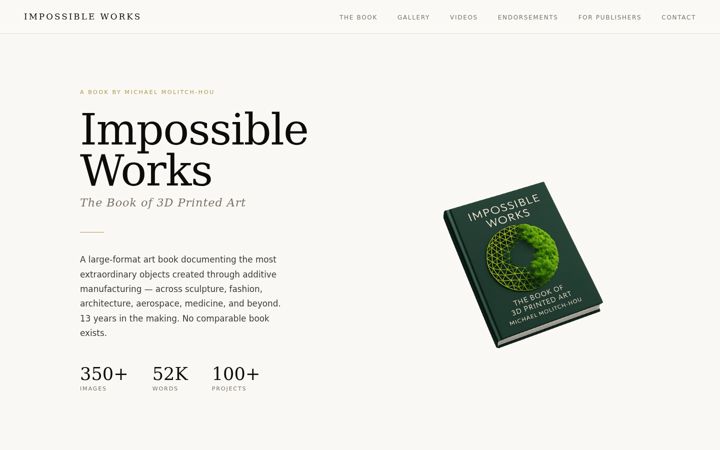 Screenshot of impossible-works.com