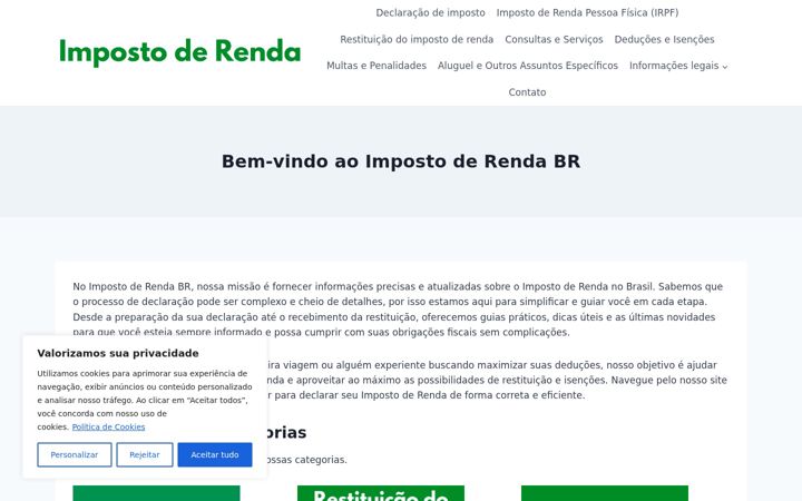 Screenshot of impostoderendabr.com