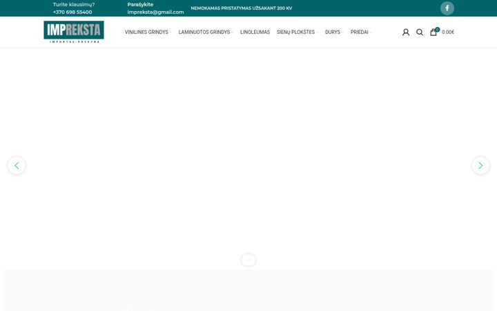 Posnetek zaslona impreksta.lt