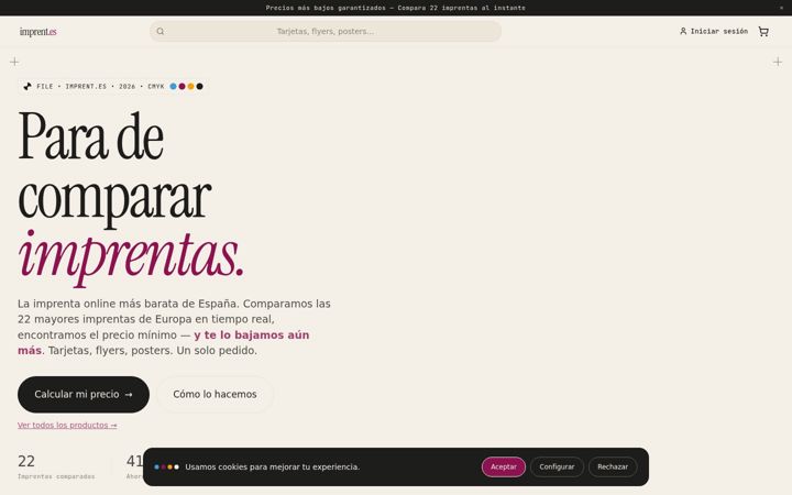 Screenshot of imprent.es