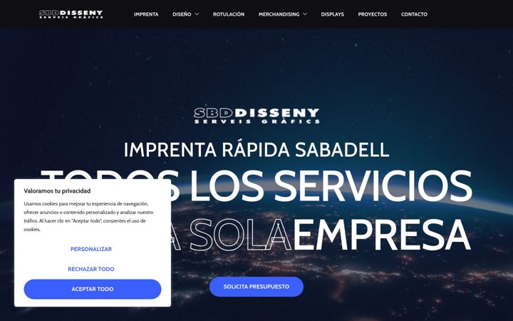 Screenshot of imprentarapida.es