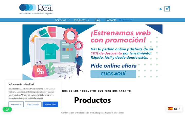 Screenshot of imprentareallepe.es
