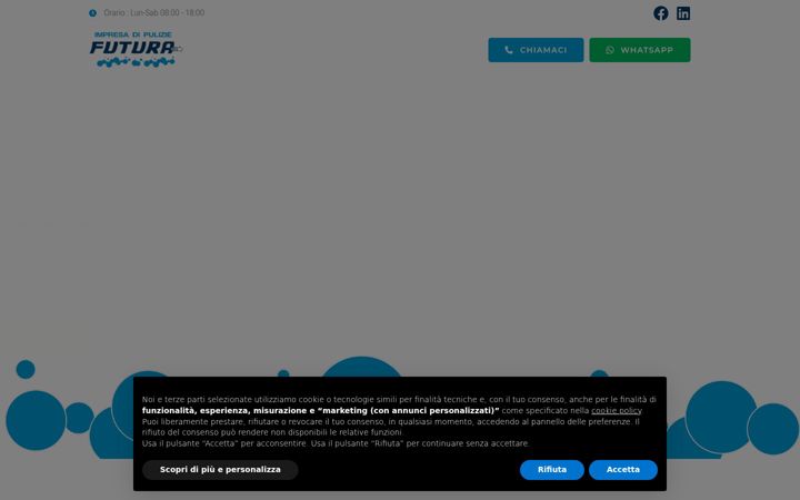 Screenshot of impresadipuliziefutura.it