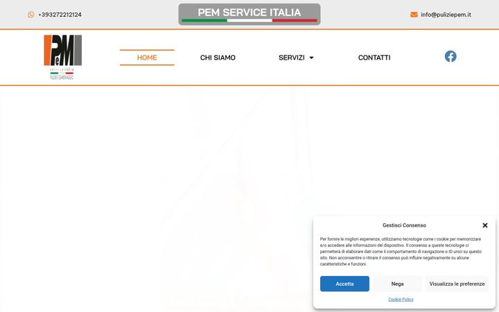 Screenshot of impresadipuliziepem.it