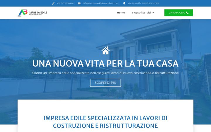 Screenshot of impresaedilebaronchelli.com