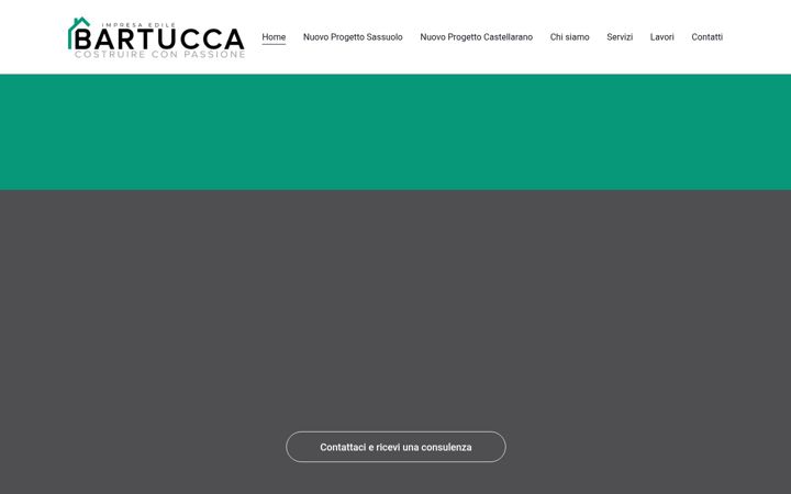 Screenshot of impresaedilebartucca.it