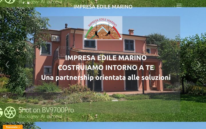Screenshot of impresaedilemarino.com