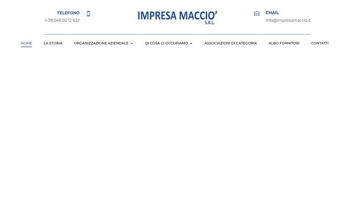 Ekraanipilt saidist impresamaccio.it