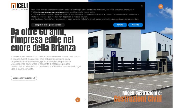 Screenshot of impresamiceli.it
