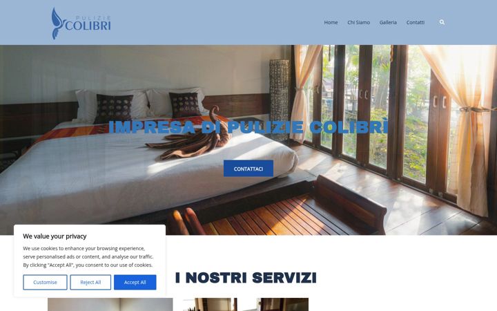 Screenshot of impresapuliziecolibri.com