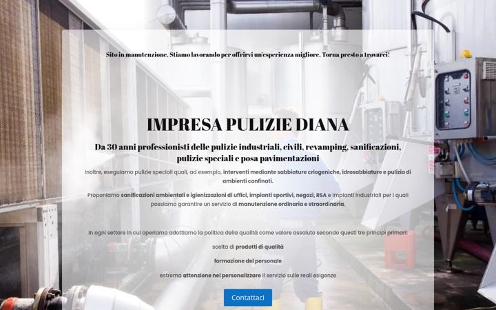 Screenshot of impresapuliziediana.it