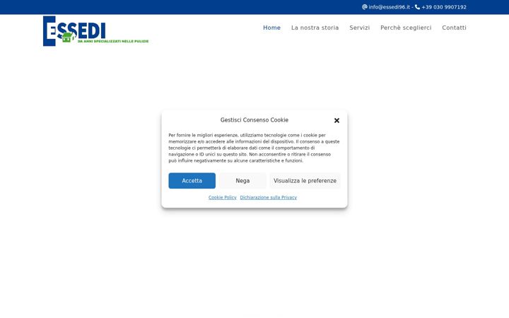Screenshot of impresapulizieessedi.it