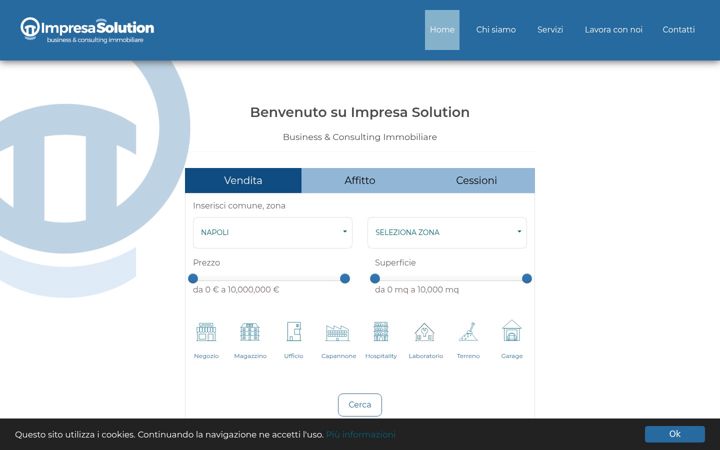 Screenshot of impresasolution.com
