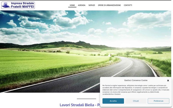 Screenshot of impresastradalemaffei.it