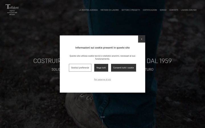 Screenshot of impresatoffaletti.it