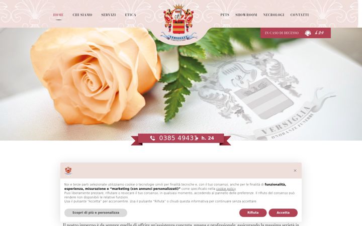 Screenshot of impresaversiglia.it