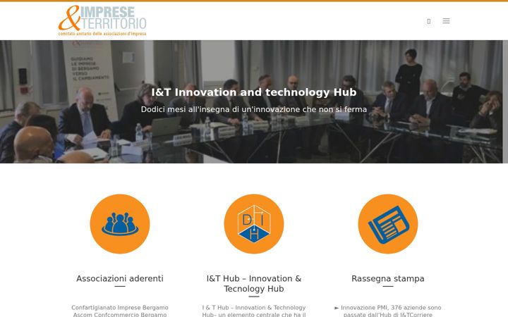 Screenshot of imprese-territorio.net