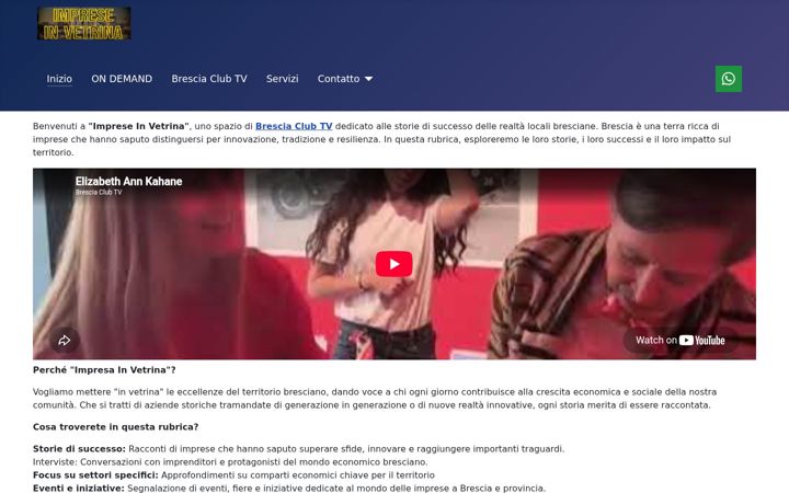 Screenshot of impreseinvetrina.com