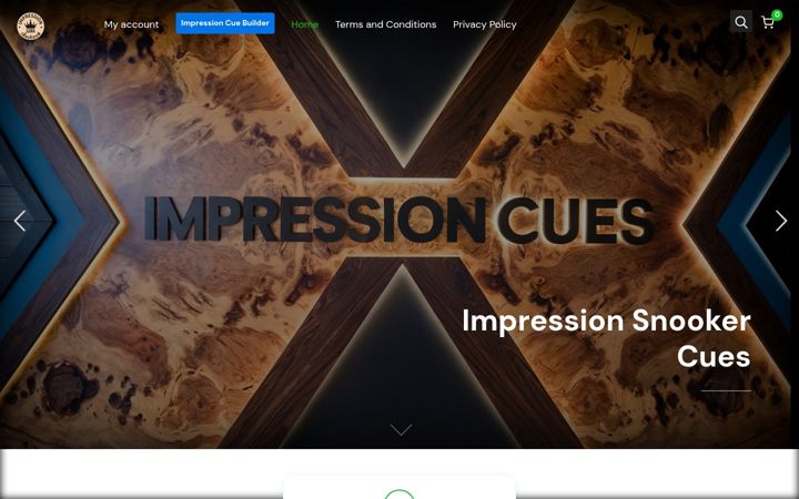 Screenshot of impressioncues.com