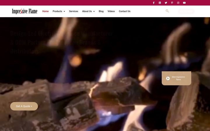 Screenshot of impressive-flame.com