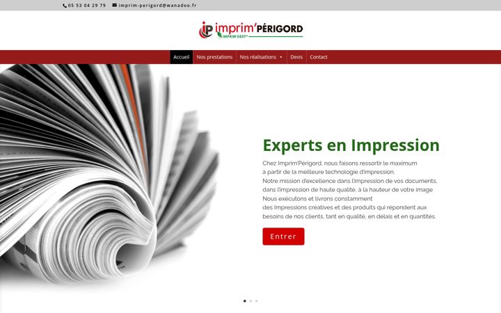 Screenshot of imprim-perigord.com