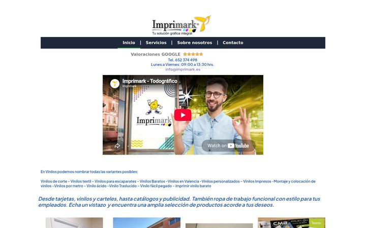 Screenshot of imprimark.es