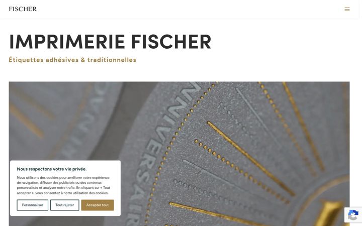 Snímek obrazovky imprimerie-fischer.com