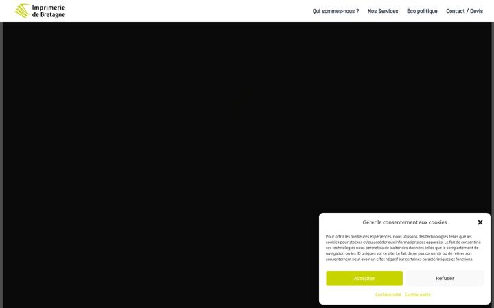 Screenshot of imprimeriedebretagne.fr