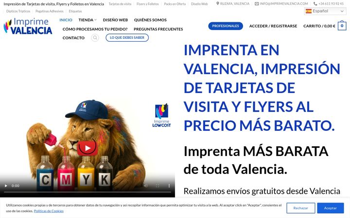 Snímek obrazovky imprimevalencia.com