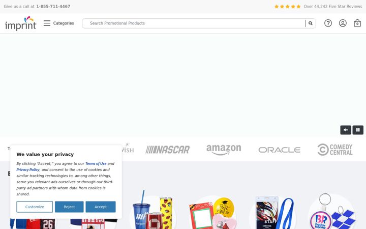 Screenshot of imprint.com
