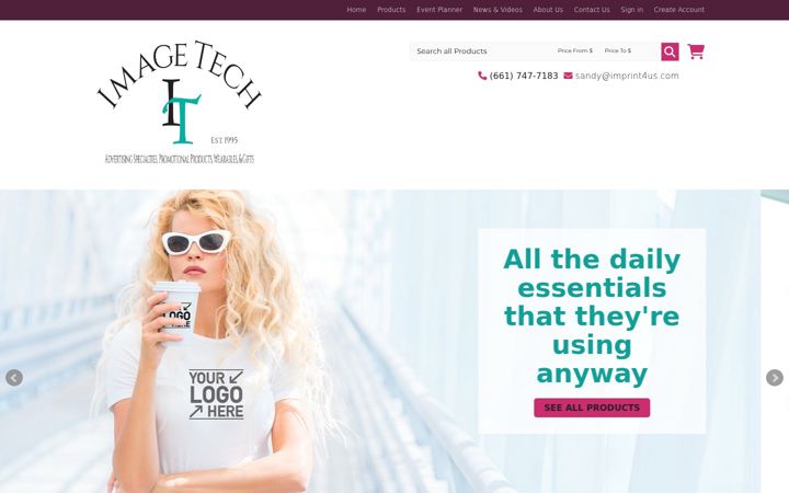 Screenshot of imprint4us.com