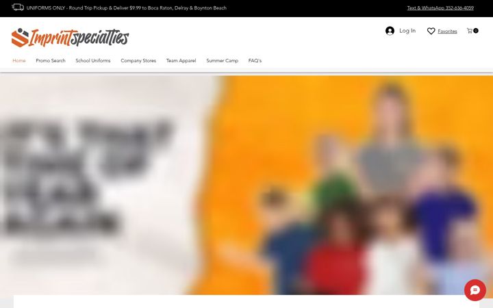 Ekrānuzņēmums no imprintspecialties.com