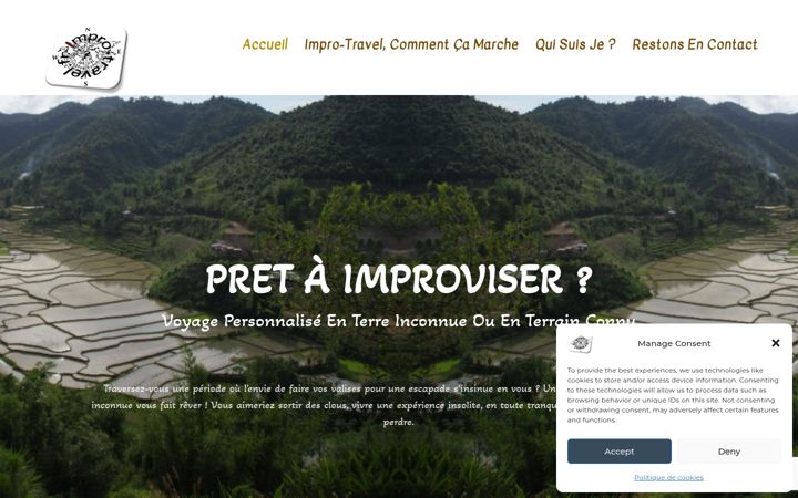 Screenshot of impro-travel.fr