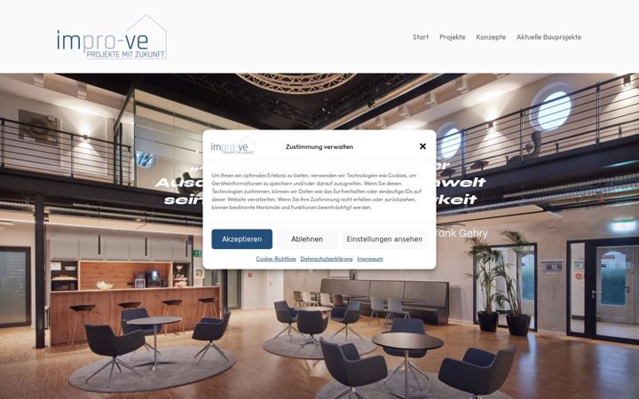 Screenshot of impro-ve.de