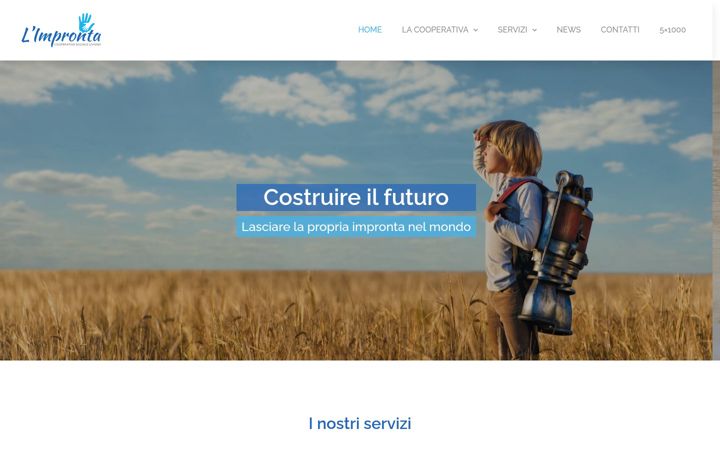 Screenshot of improntalivigno.com