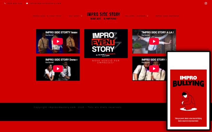 Ekrānuzņēmums no improsidestory.com