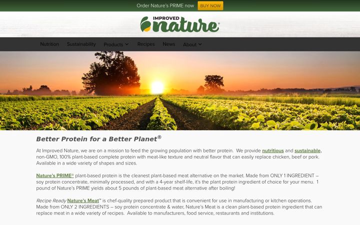 Screenshot of improvednature.com