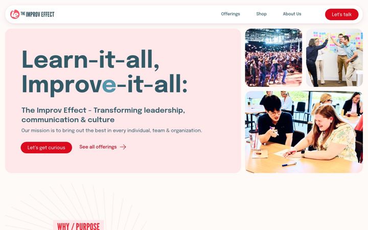 Screenshot of improveffect.com