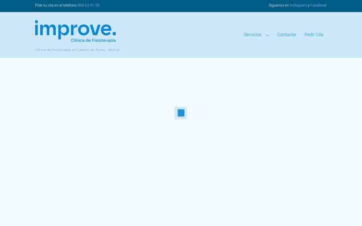 Screenshot of improvefisioterapia.es
