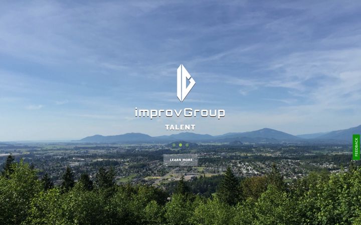 Snímek obrazovky improvgroup.com