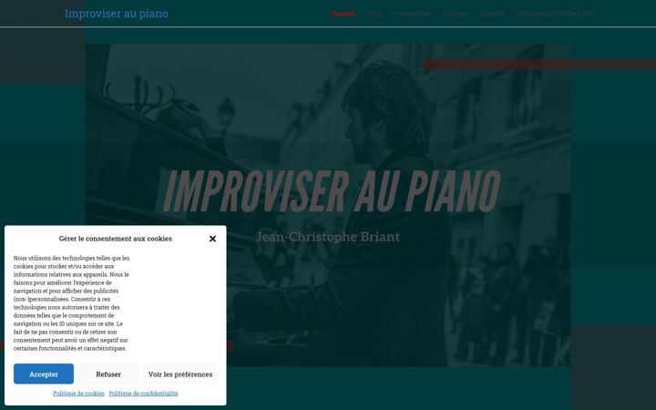 Ekrānuzņēmums no improviseraupiano.com