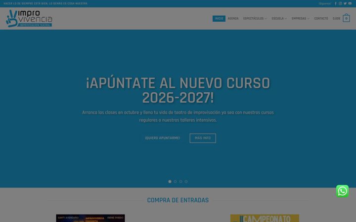 Ekrānuzņēmums no improvivencia.com