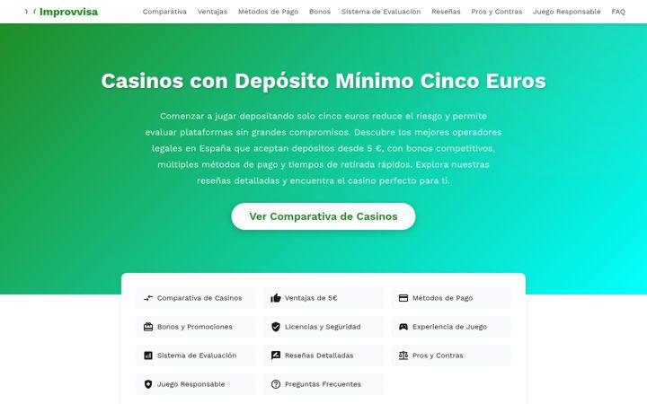 Screenshot of improvvisa.es