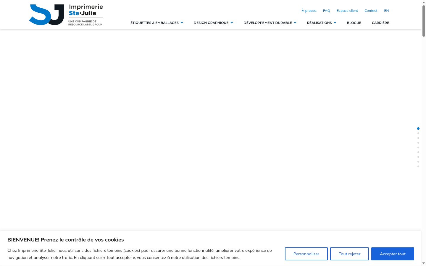 Snímka obrazovky banera súhlasu zobrazeného pred akoukoľvek interakciou