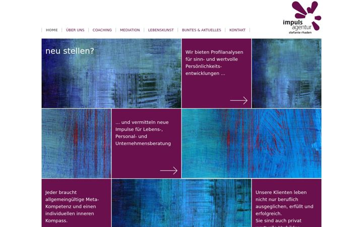 Screenshot of impuls-agentur.com