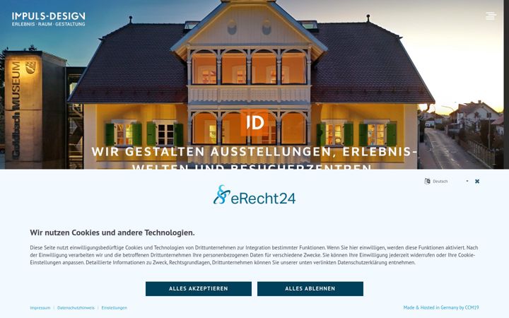 Screenshot of impuls-design.de