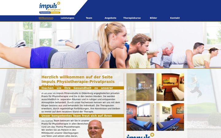 Screenshot of impuls-fitness-physio.de