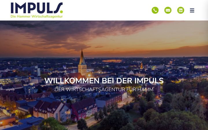 Screenshot of impuls-hamm.de